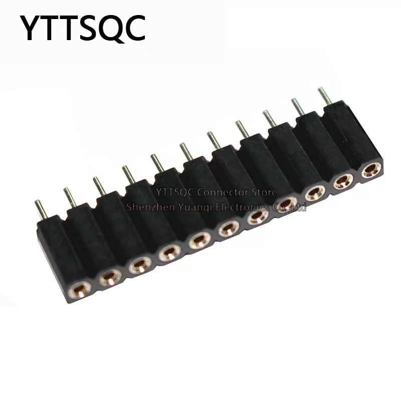 1P-40P 2.54mm PH7 Round Hole Straight Pin Single Row 0.1