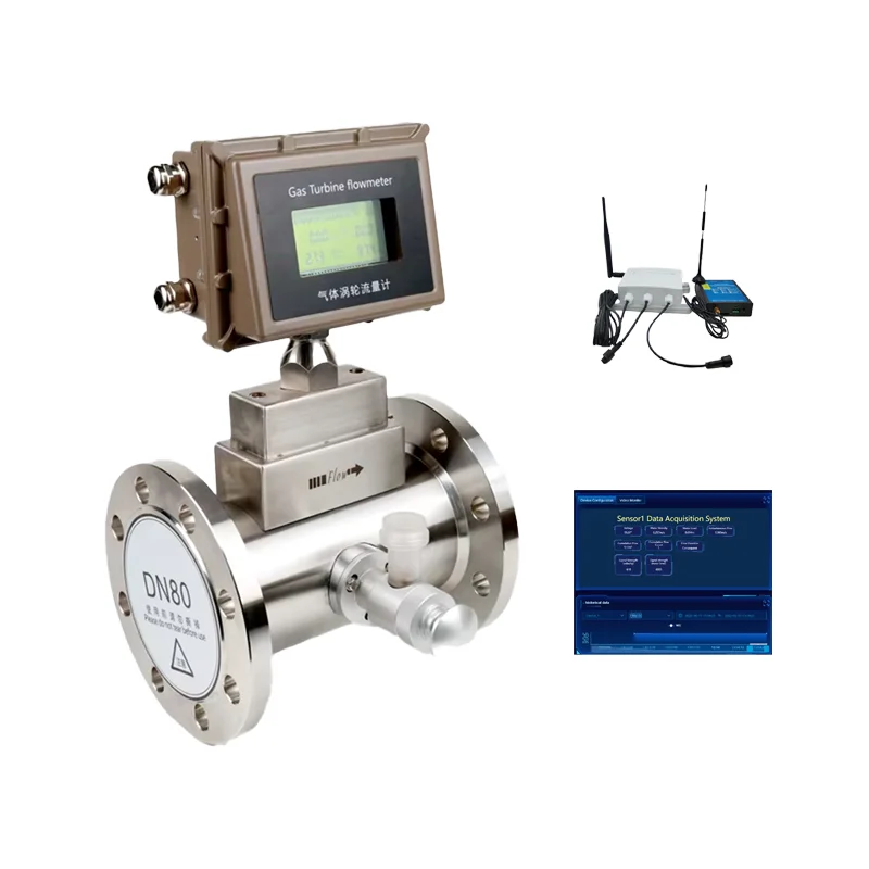 

High Pressure Dn100 Natural 4-20mA Modbus Ozone Smart Oxigen Flow Meters Turbine Flow Meter