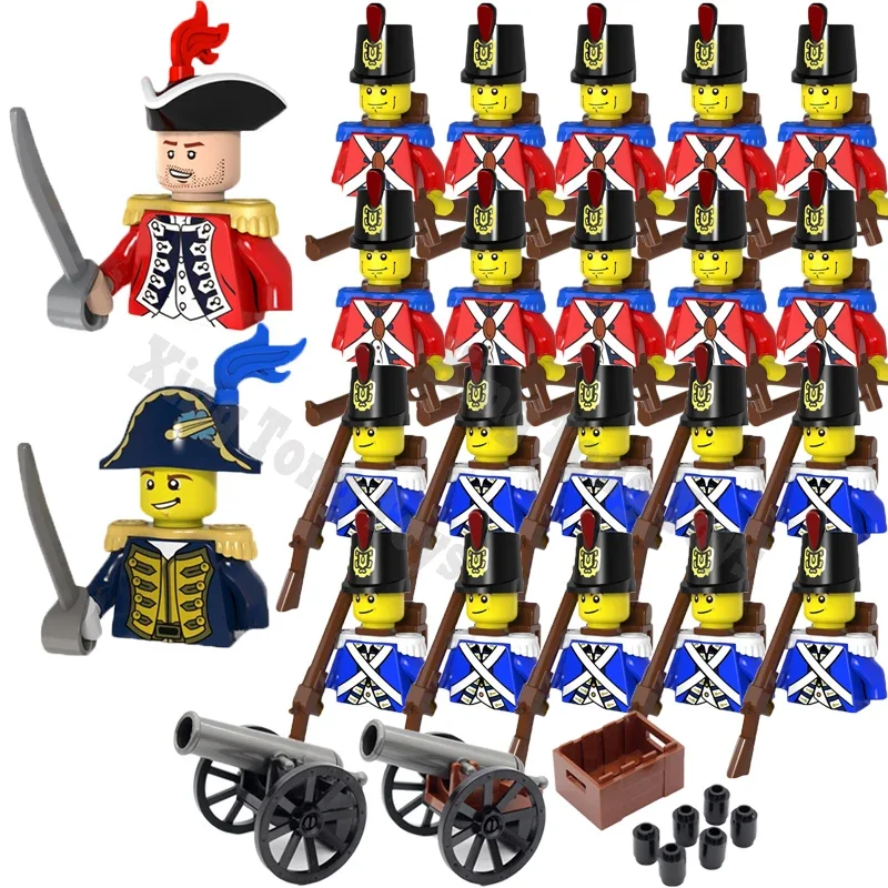 Medieval Military Building Blocks Napoleonic War Imperial Governor General Official French British Russia Marshal Soldiers Brick