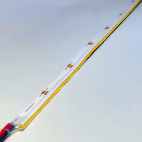 8mm Ultra Thin Side Glow COB LED Strip Neon Light Design 3000K 4000K 6000K Cuttable 24V Side View LED Tape 90RA 8MM PCB 480leds