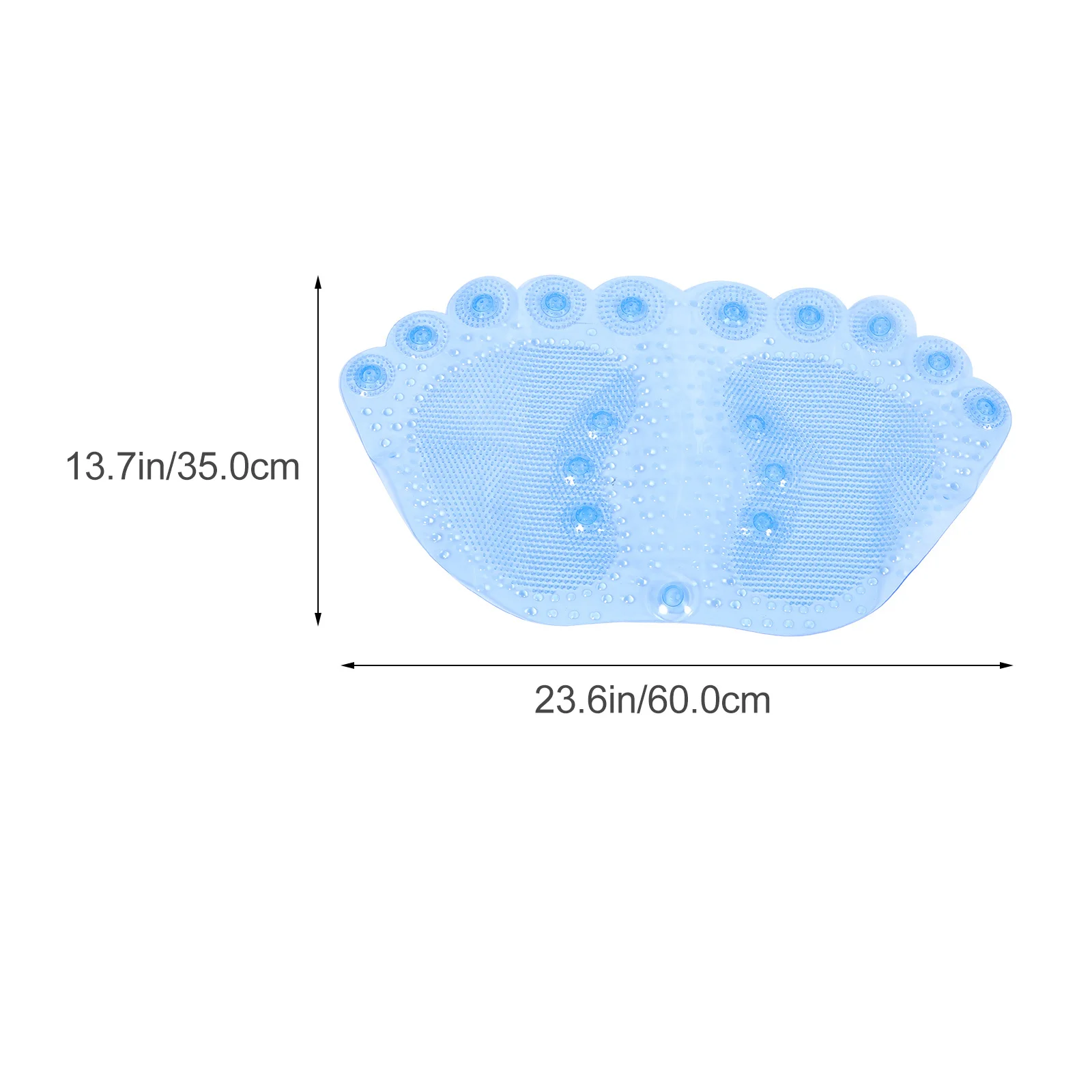 1 قطعة تدليك القدم بولي كلوريد الفينيل الحمام حصيرة مكافحة زلة وسادة شفط كأس دش الطابق سلامة وسادة الكلمة حصيرة بولي كلوريد الفينيل شفط كأس الوسادة