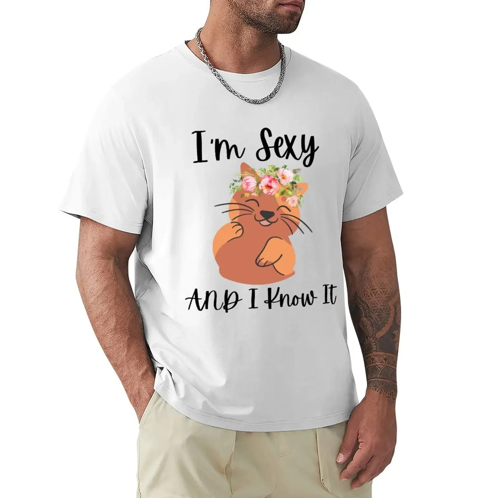 I'm Sexy And I Know It T-Shirt shirts graphic tees vintage graphic tee graphic shirts oversizeds funny t shirts men