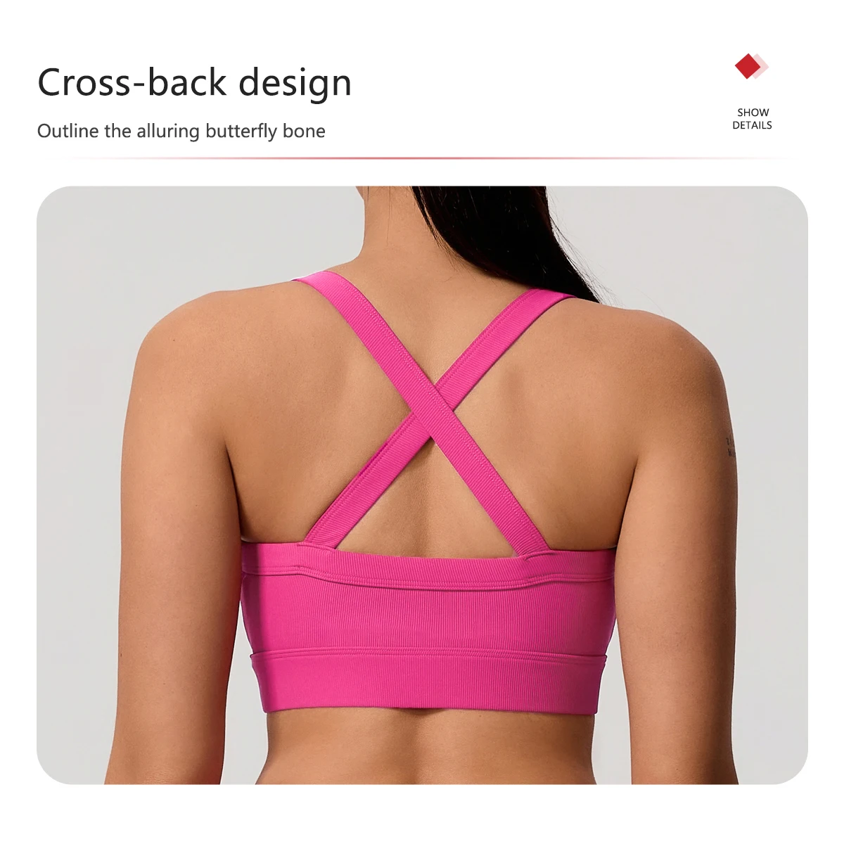 

Спортивный комплект из 2 предметов: высокоинтенсивный бюстгальтер с перекрестной спинкой и защитой от ударов, а также женские брюки с высокой талией, эффектом подтяжки ягодиц и широкими расклешенными штанинами для фитнеса