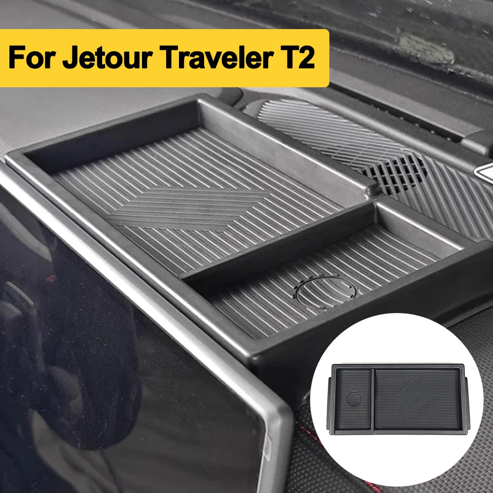 

For Chery Jetour Traveller T2 Storage Box Behind The Screen Dashboard Armrest box Storage Interior Modification Accessories