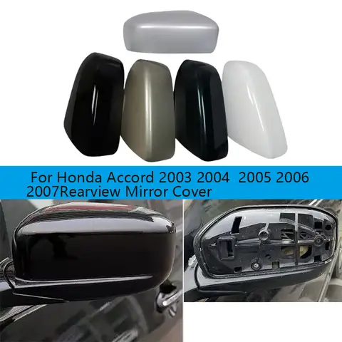For Honda Accord 2003 2004 2005 2006 2007 Rearview Mirror Cover Lid Case Shell Car Accessories