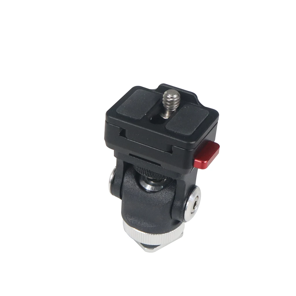 Einstellbarer Schnellverschluss-Kugelkopf Kalt schuh halterung Monitor halterung Blitz halterung Blitzschuh adapter DSLR-Kameras Käfigs tabilisator – Detail 24
