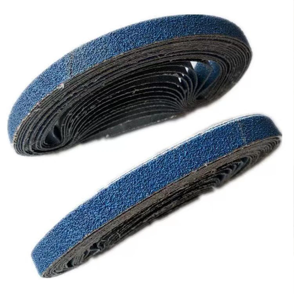 

20PCS Premium Belt Sander Kit 40 Particles Furniture And Metal Bands Sand Blue Sand 457mm Precision for Automotive,