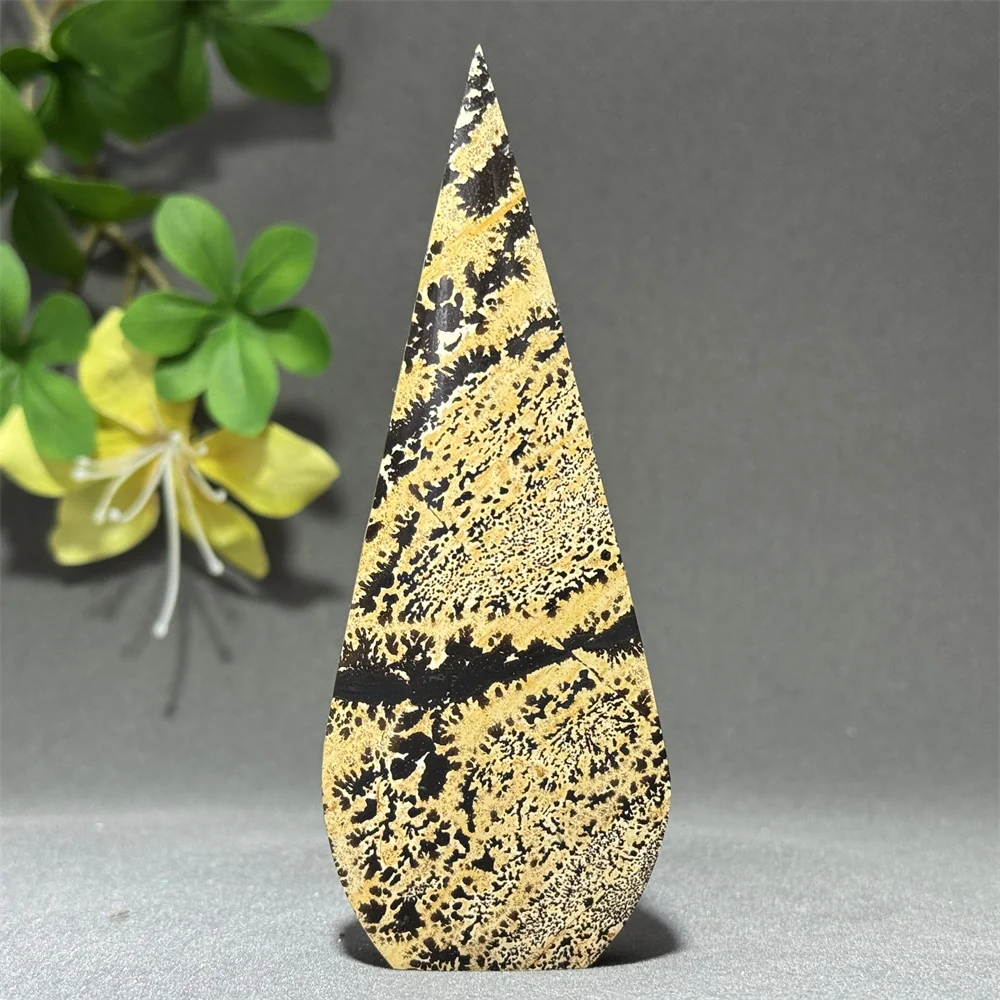 Natural Picture Stone Freeform Torch Home Garden Feng Shui Decorative Energy Gemstone Witchcraft Meditation Chakra Gift