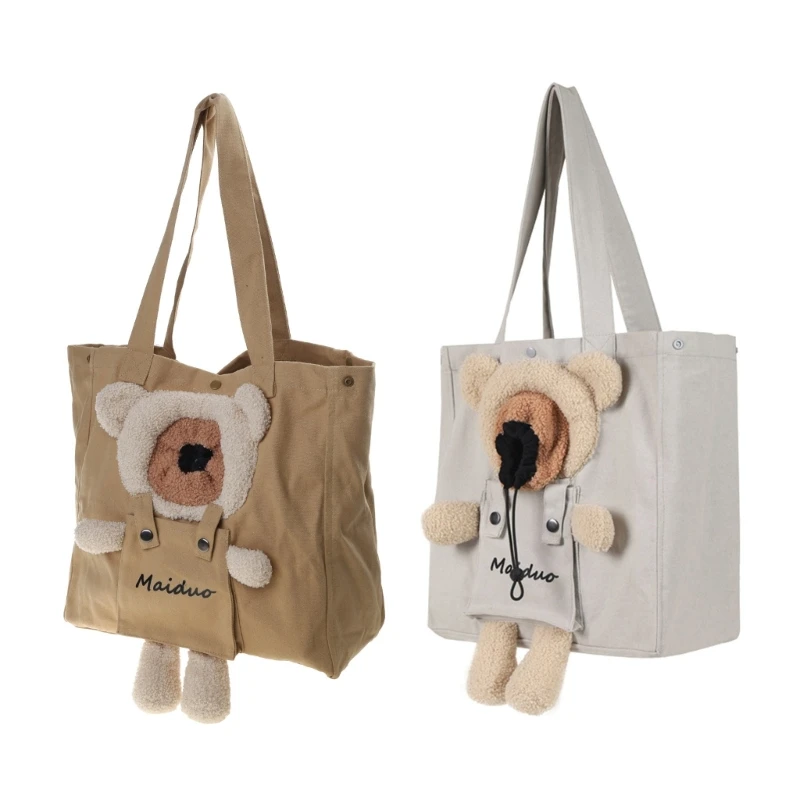 

Cartoon Pet Tote Bag for Dogs and Lovely Breathable Head-out Designs Drop shipping