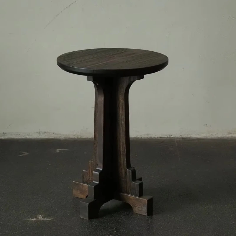 

Luxury modern natural solid wood round furniture, sturdy and elegant, suitable for living rooms and villas
