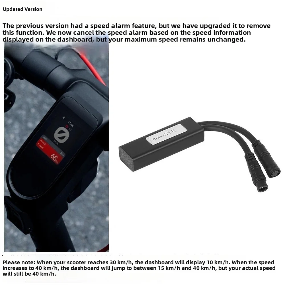 

1pc Unlock-Speed Controller German/European Version For NINEBOT Max G3 Electric Scooter Speedometer Derestrictor Replace Parts