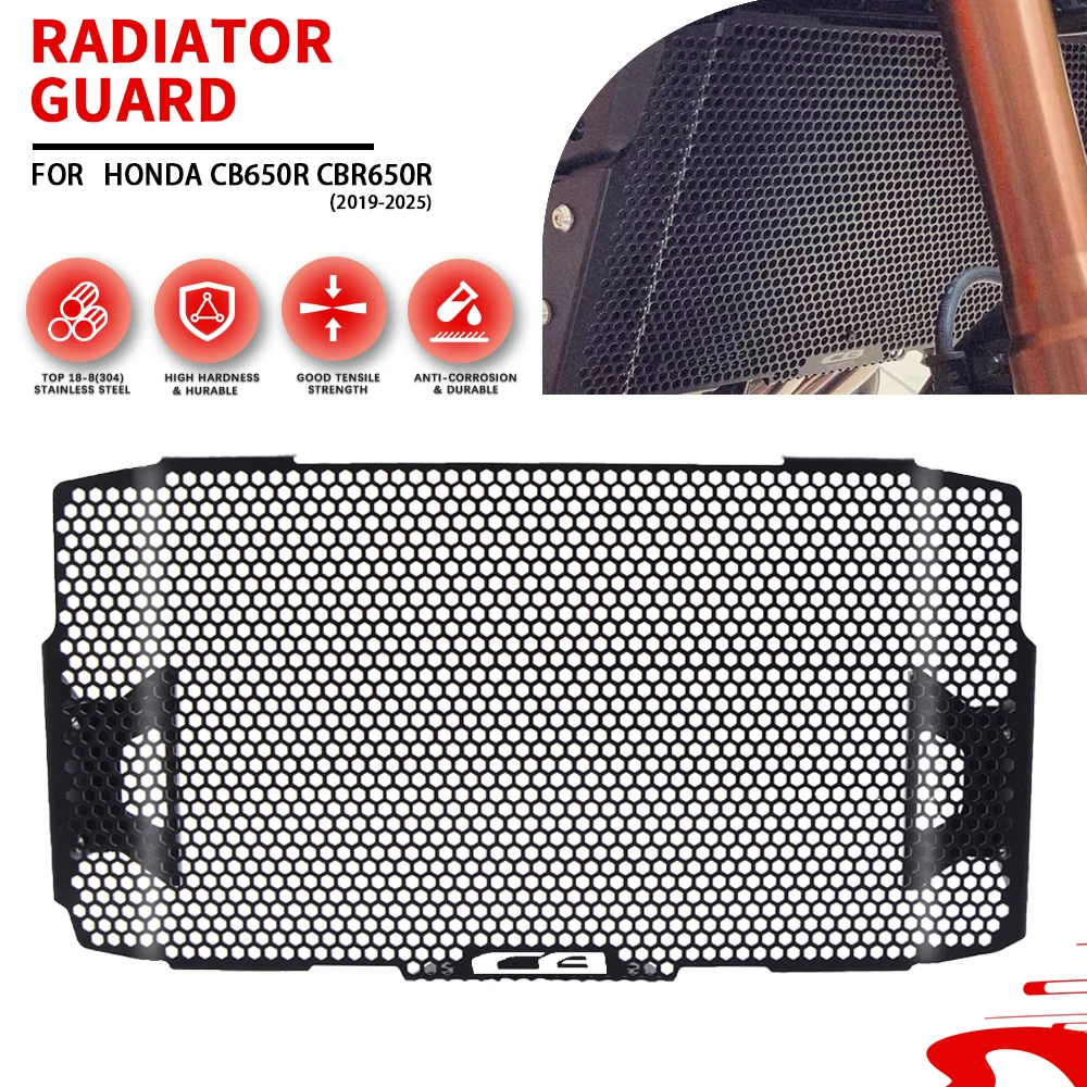 

2024 2025 для Honda CB650R CBR650R CBR 650R CB 650R 2019 2020 2021 2022 2023 Защитная решетка радиатора Защитная крышка