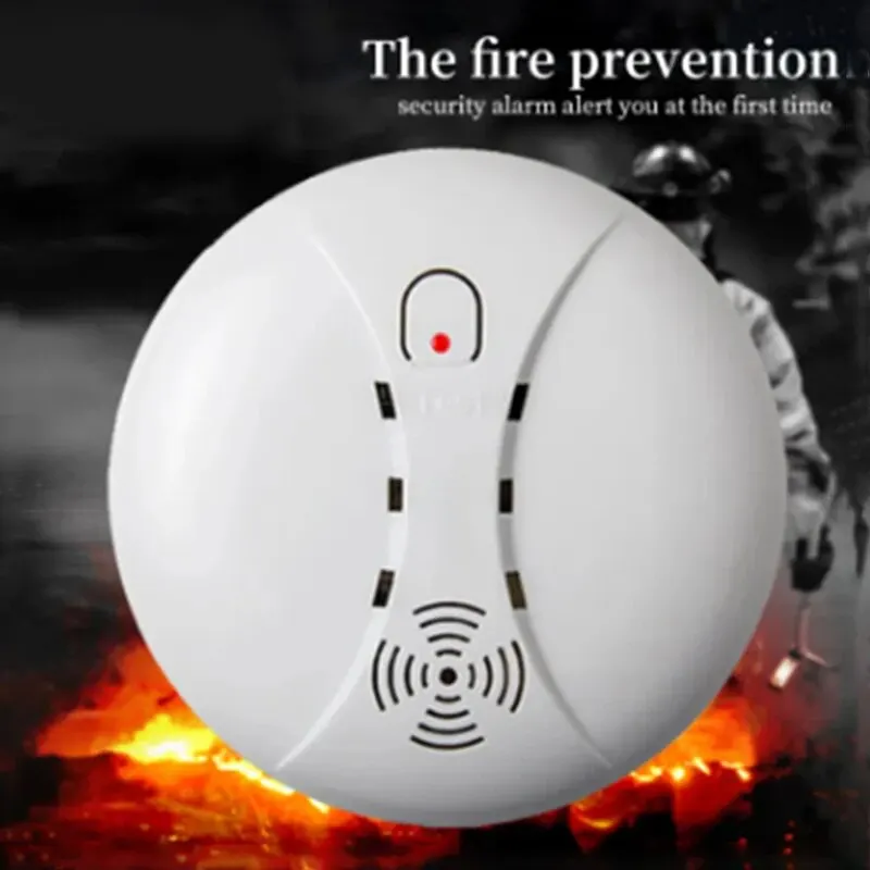 Fire Smoke Detector Sensor Portable Independent Fire Alarm Sensor Home/Office/Mall/Hotel/Restaurant Security Alarm System