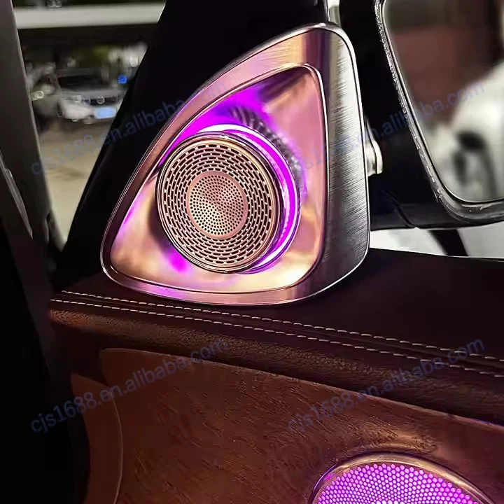 

3D/4D Rotating Tweeter Speaker for C-Class GLC W205 X253 LED Ambient Light Speaker Upgrade Car Audio Speakers