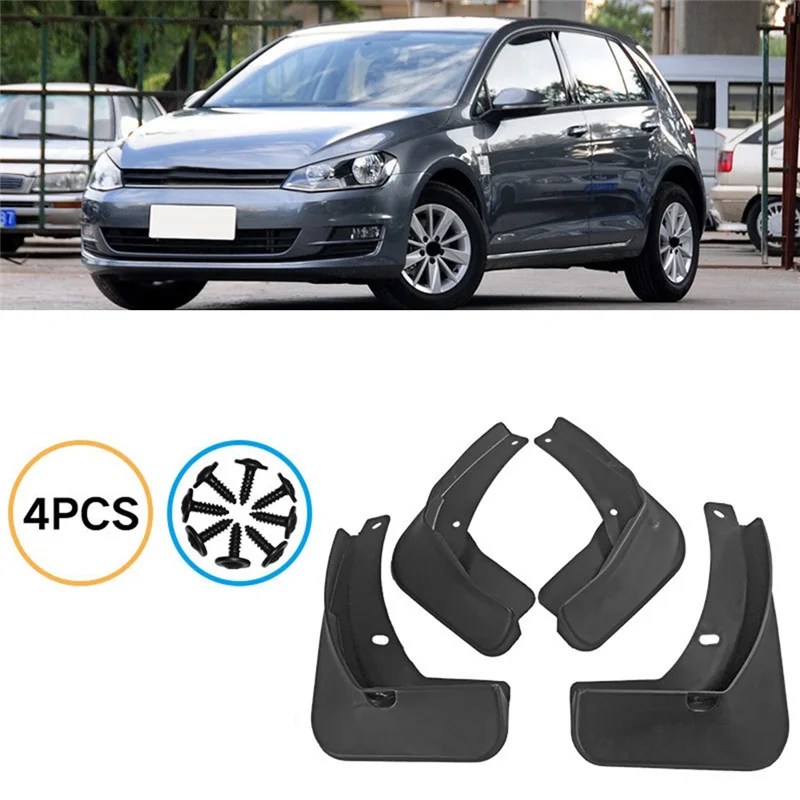 

4PCS Car Mudguard Mud Flaps Splash Mud Guard Fender For VW GOLF 7 MK7 2014-2017 Car Accessories