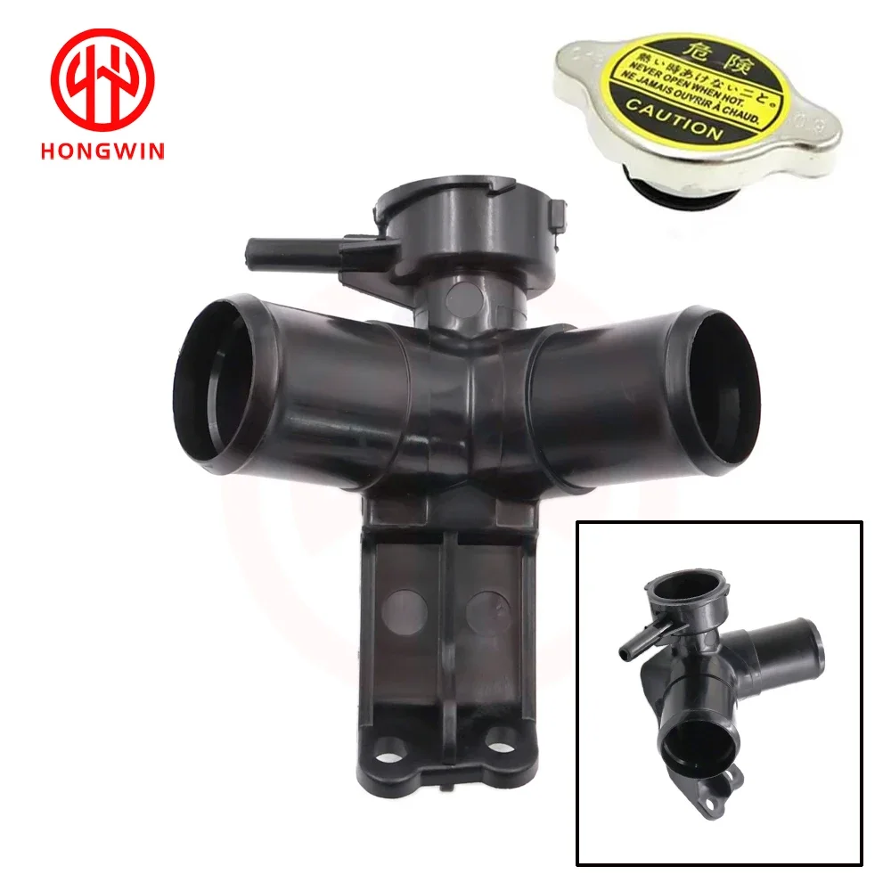 

25329-1J000 Coolant Filler Neck Assembly With Radiator Cap For Kia Rio 1.4 PVC Thermostat Housing 25329 1J000 25329-4P000