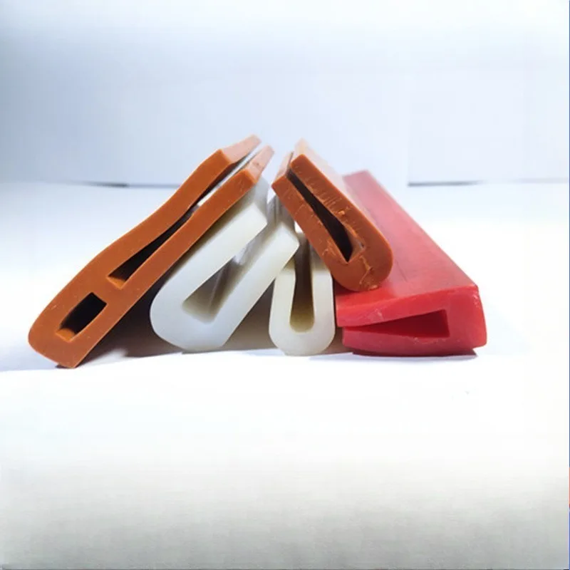 

U-образная силиконовая лента для защиты стеклянных столов от ударов, уплотнительная лента, U-образная лента для окантовки стеклянных и стальных краев