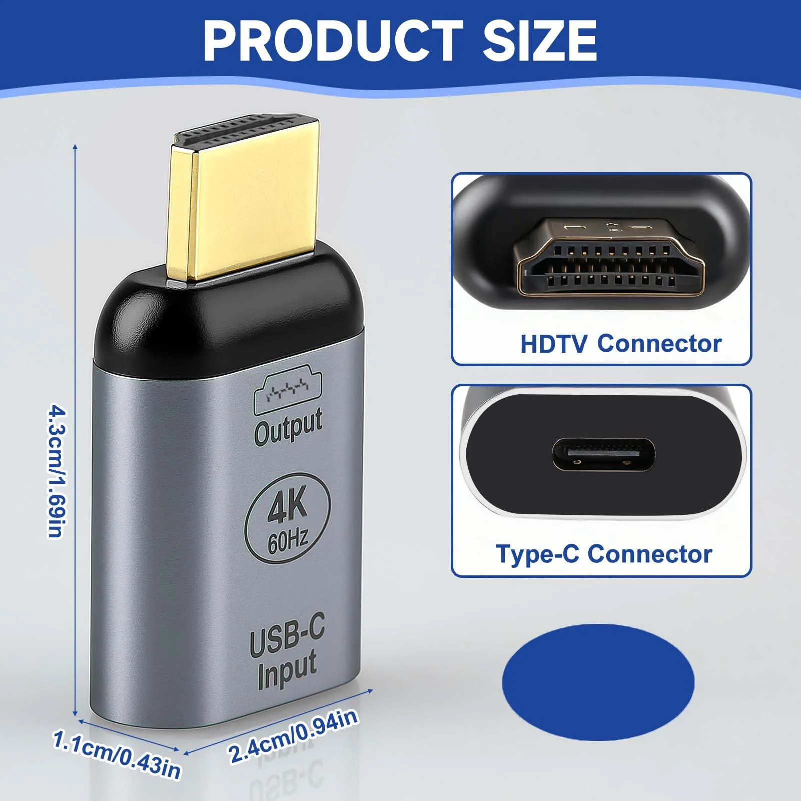USB Type C To HDMI-Compatible 8K USB C to HDTV DisplayPort  4K VGA Adapter For Laptop MacBook TV Box PS5 Switch iPad Galaxy