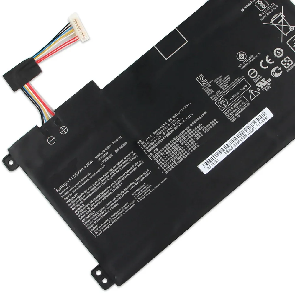 Replacement Battery B31N1912 For ASUS VivoBook 14 E410MA-EK018TS EK026TS BV162T F414MA E510MA EK017TS 0B200-03680200 With Tool