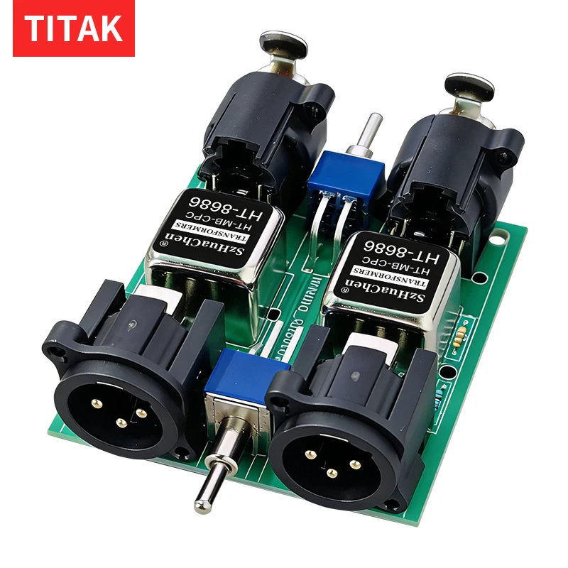 For PC Audio Interface Ground Loop Noise Suppressor 6.35 XLR Audio Isolator Noise Filter Durable 1 PCS