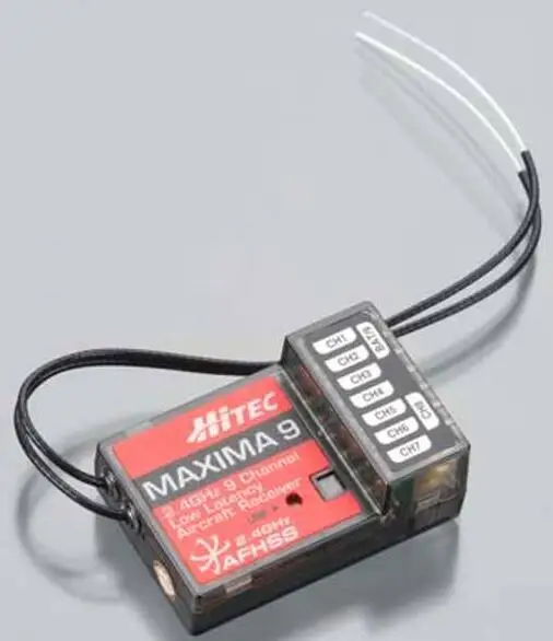 

Hitec MAXIMA 9 - 9-канальный легкий приемник с низкой задержкой, без телеметрии, воздушный приемник RCD