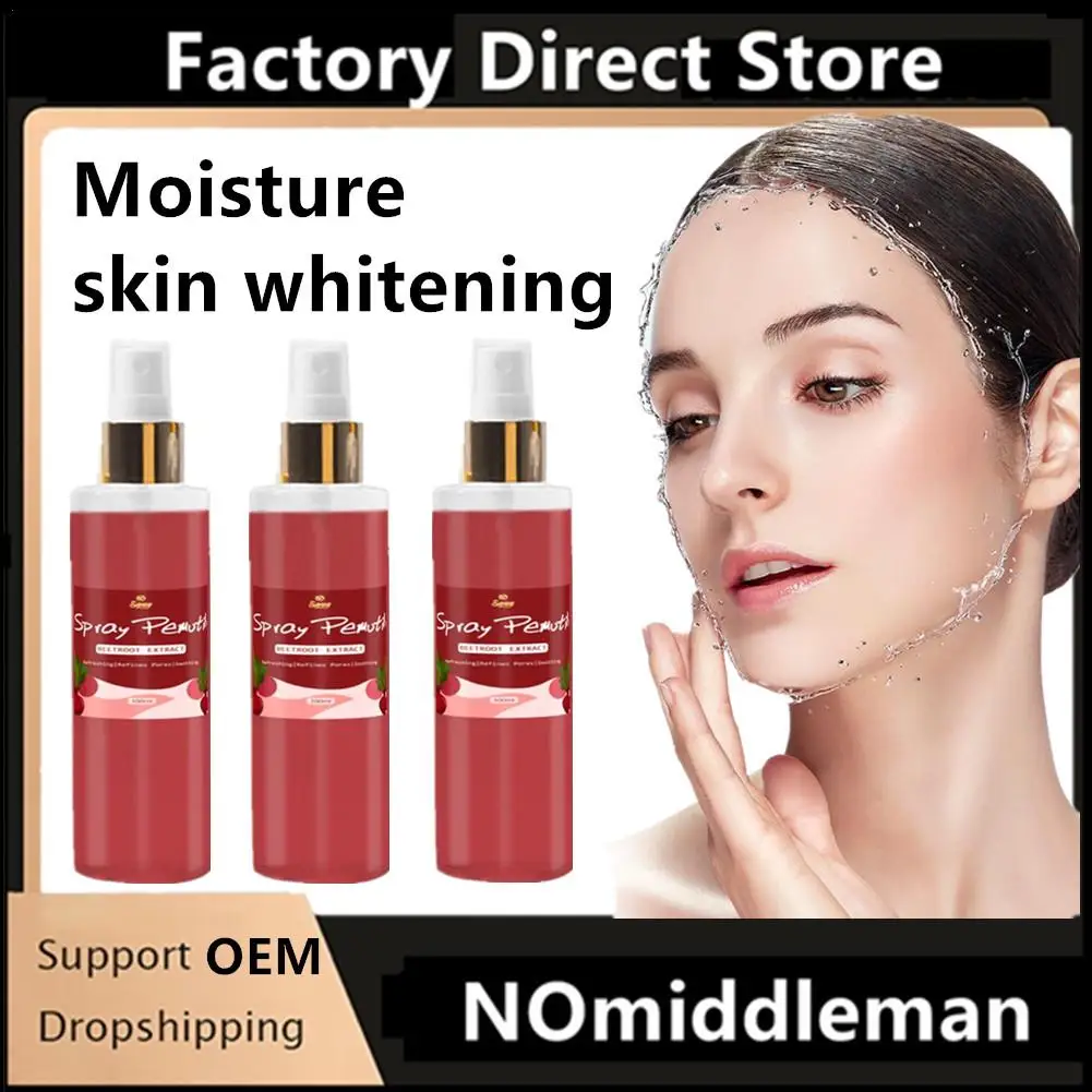 

3Pcs Whitening Spray Moisturizing Nourish Essense Brightening Rejuvenation Skin Whitening Serum Shrinking Pore Face Skincare ﻿