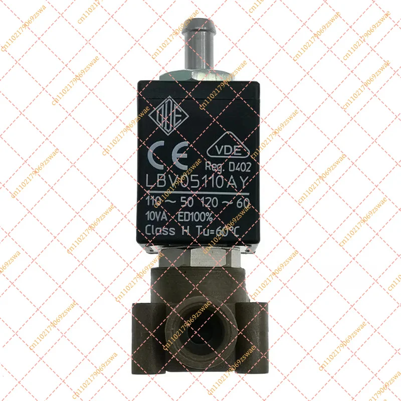 AC 110V-120V 3/2 Way NC Direct Acting Solenoid Valve, Water Control for Espresso & Coffee Machines