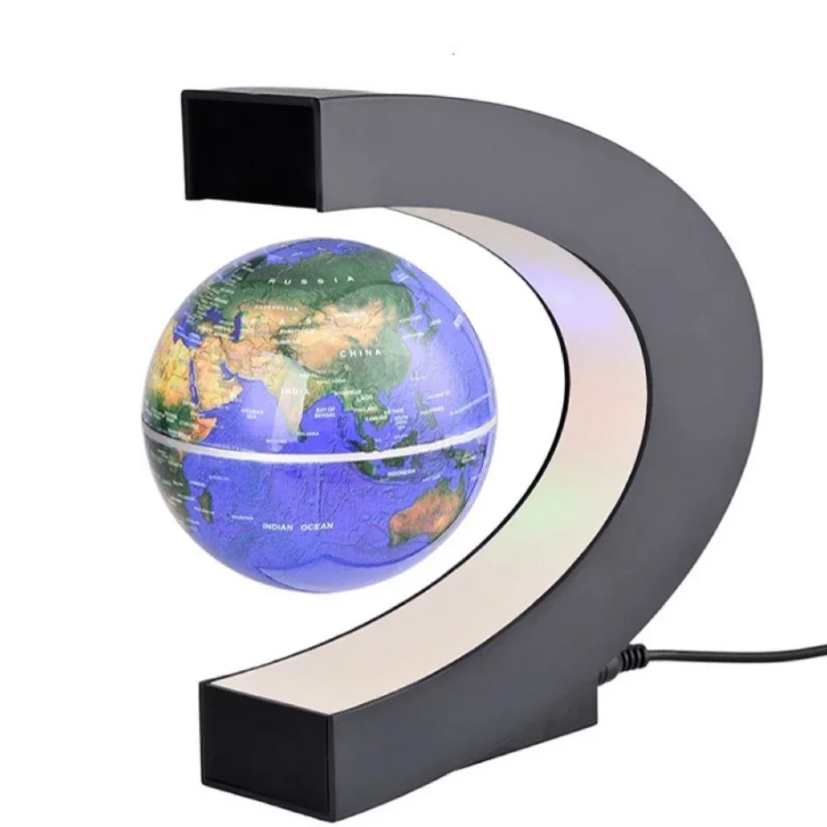 

2023 new style cool tech gifts led light floating world magnetic levitating globe for children