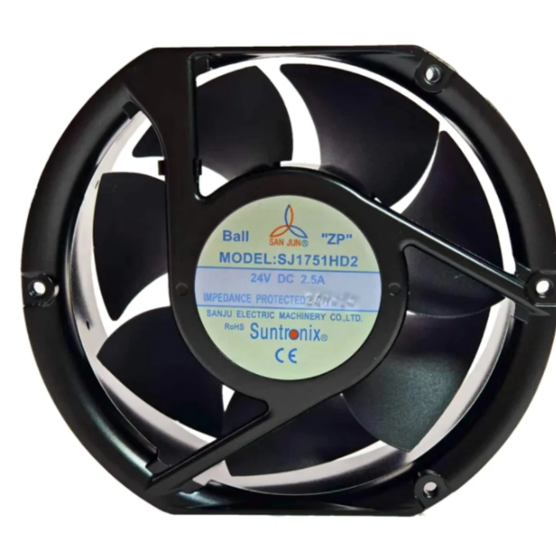 

SJ1751HD2 DC 24V 2.5A 172x150x51mm 3-Wire Server Cooling Fan