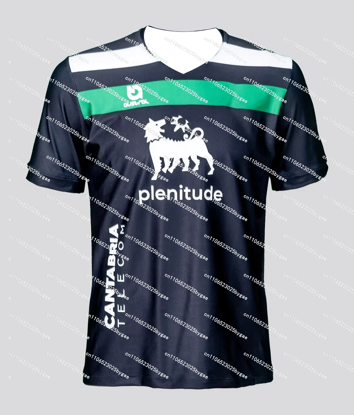 25-26 قمصان جديدة، زي فريق Racing De Santander، قمصان مطبوعة ثلاثية الأبعاد، قمصان رياضية للأطفال للجنسين، قمصان رياضية خارجية #4