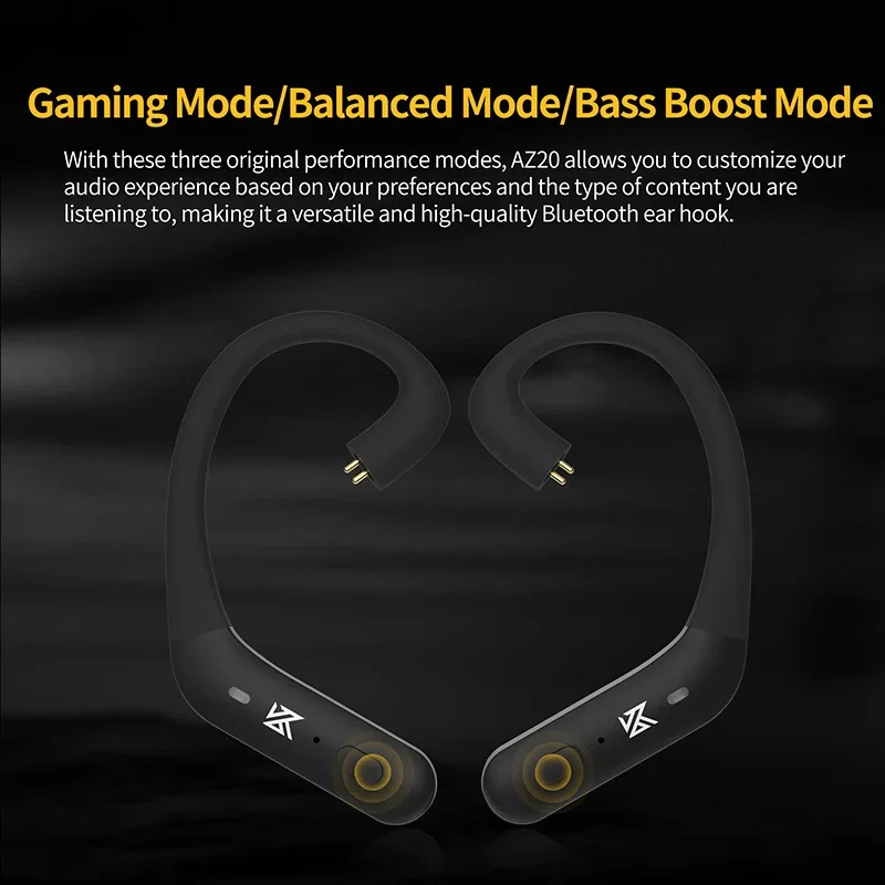 KZ AZ20 Bluetooth 5.3 Draadloze Oorhaak Koptelefoon Upgrade Kabel Snapdragon Sound Technologie aptX HD Headset Lijn