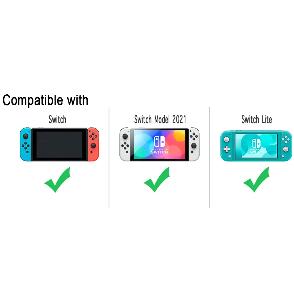 4pcs Silicone Analog Thumb Grip Caps Compatible with Nintendo Switch/Switch Lite/Switch OLED/Joystick Protective Cover