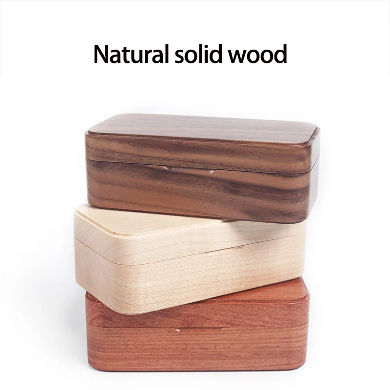 

Beadsnice Natural Solid Wood Music Box Ring Storage Box Diy Engraving Engraved Creative Wooden Box Mother's Day Gift