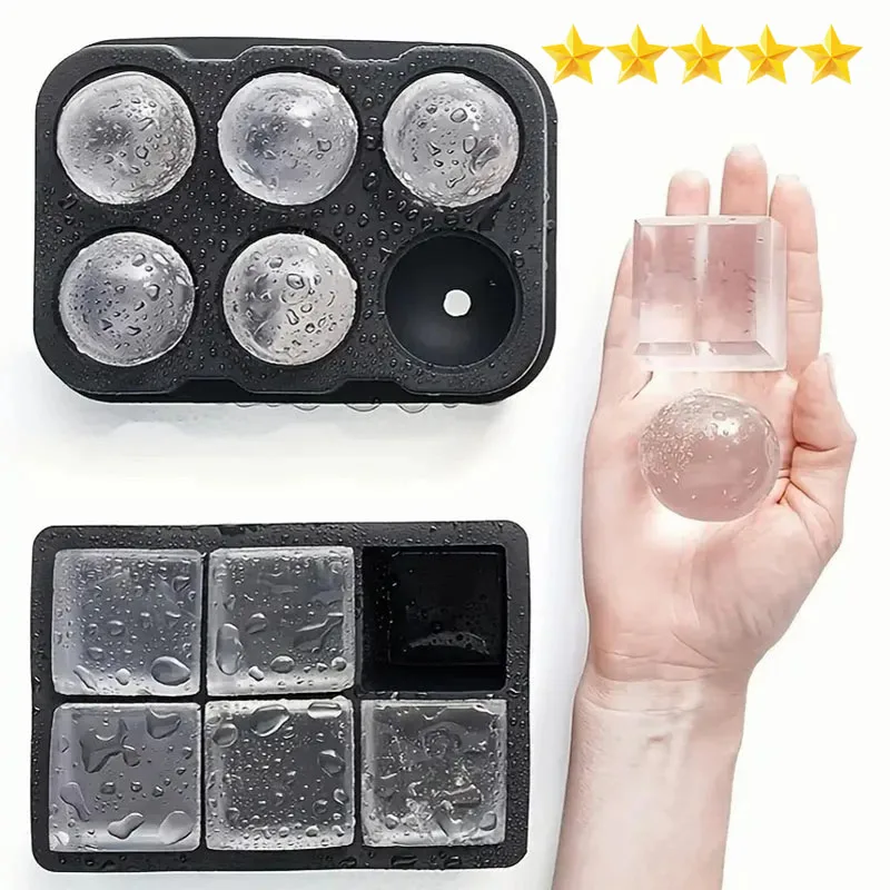 【Hot sales】Ice cube tray, silicone ice cube making machine, Whiskey ice and cocktail cube molds