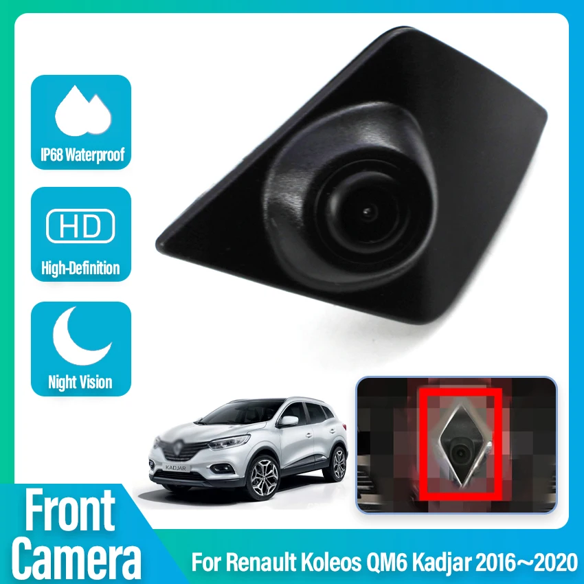 

IP68 Waterproof Night Vision CCD Front View Camera Parking Assistance Fits For Renault Koleos QM6 Kadjar 2016~2018 2019 2020