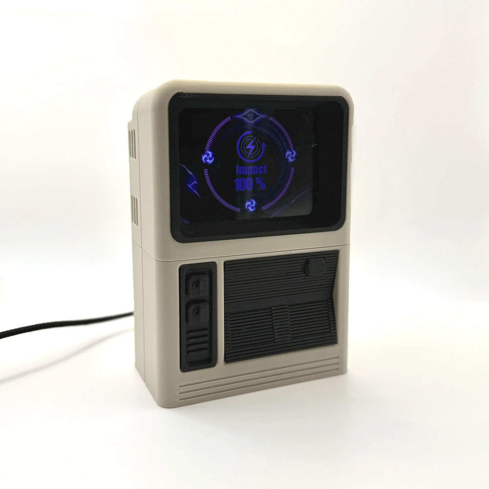 

3D-аксессуары для магнитной зарядной док-станции Miyoo Mini Plus с ретро-дизайном телевизора можно использовать как зарядная база и подставка для дисплея