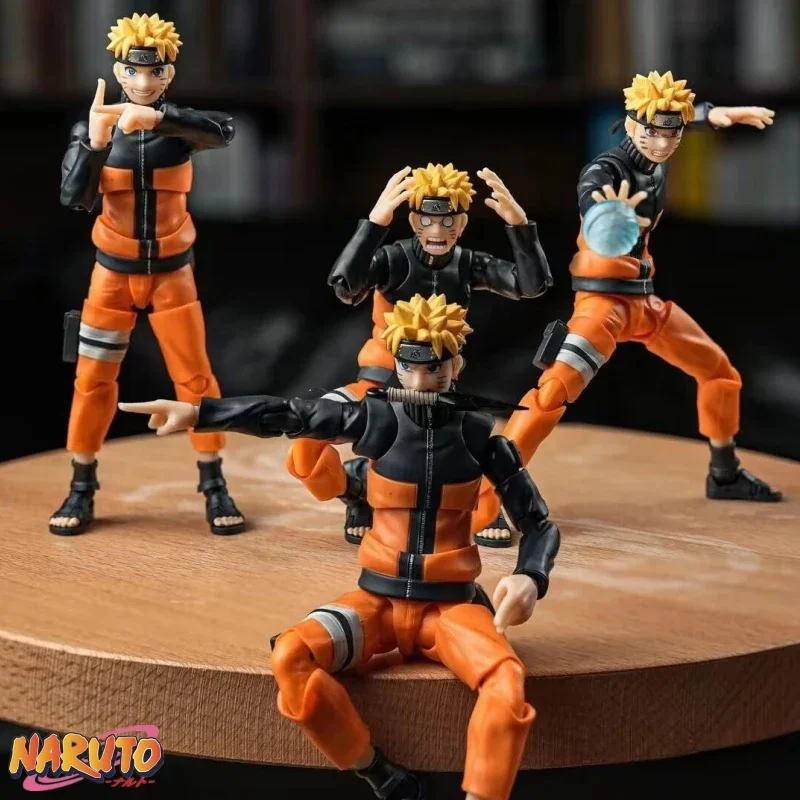 

In Stock Bandai Shfiguarts Naruto: Shippuden Naruto Sakura Sasuke Original Genuine Shf Anime Figure Model Action Collection Toy