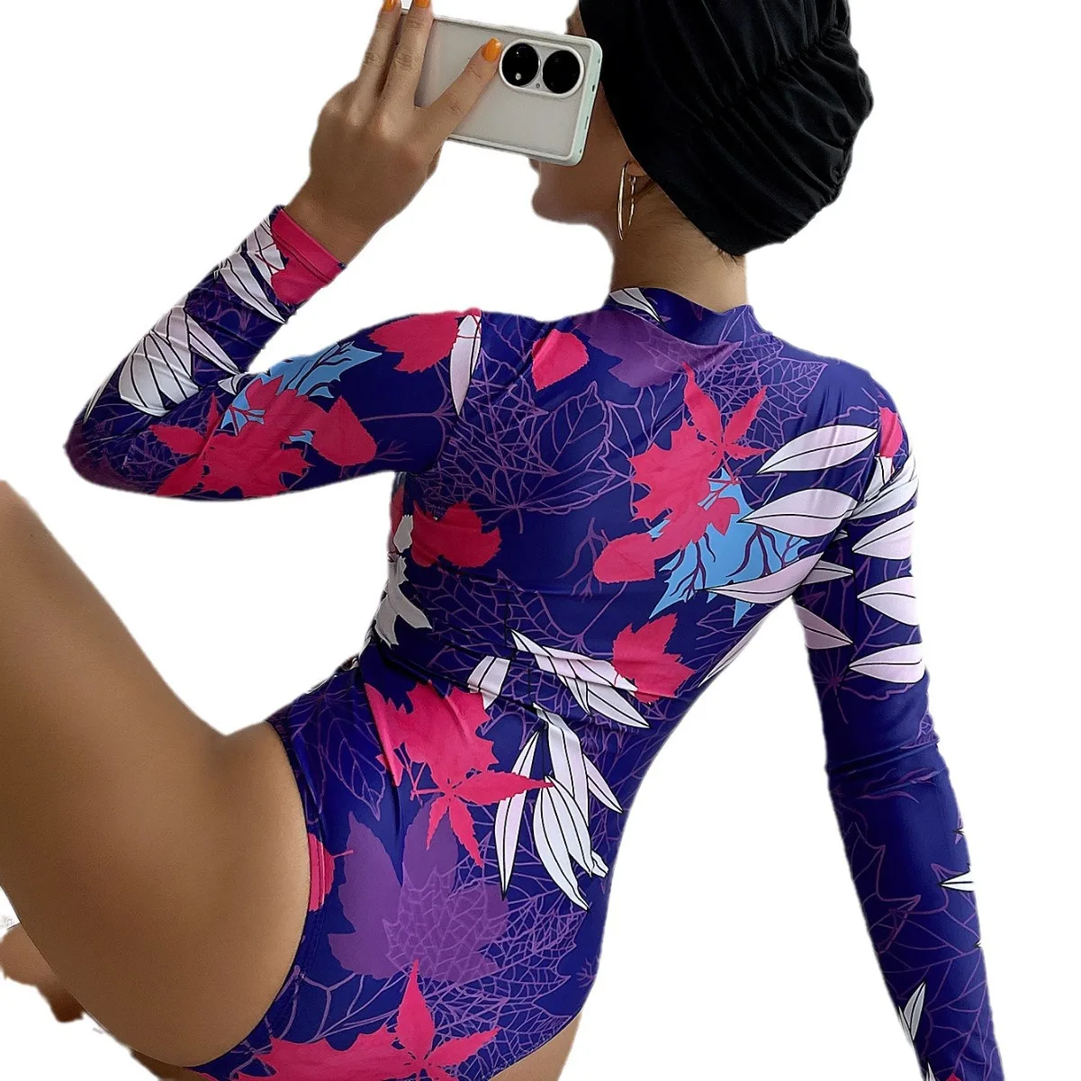 Swimming Suit For Women Muslim 2024 New Muslim Swimsuit Long Sleeved Long Pants Swimwear for Muslim Mujer Borkini Hasema Mayo