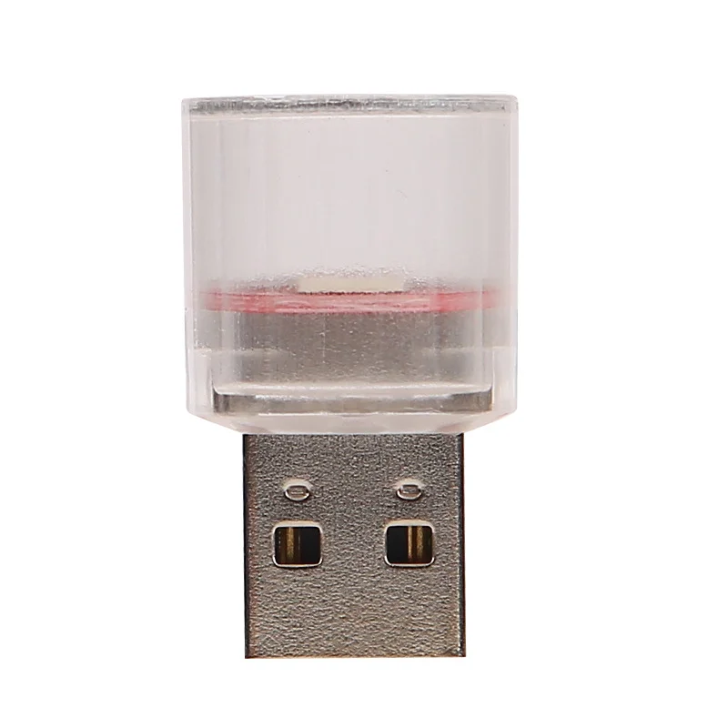 سيارة صغيرة USB LED المحيطة ضوء الزخرفية جو مصابيح للبيئة الداخلية السيارات الكمبيوتر الكمبيوتر المحمولة ضوء التوصيل اللعب