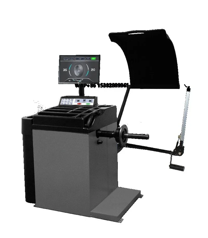 

Fully Automatic Tire Balancer and Wheel Alignment Equipment Computer LCD Display Wheel Balancing Machine