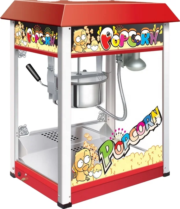Commercial Popcorn Machine Electric Popcorn Vending Machine Automatic Theater Style Popcorn Making Machine