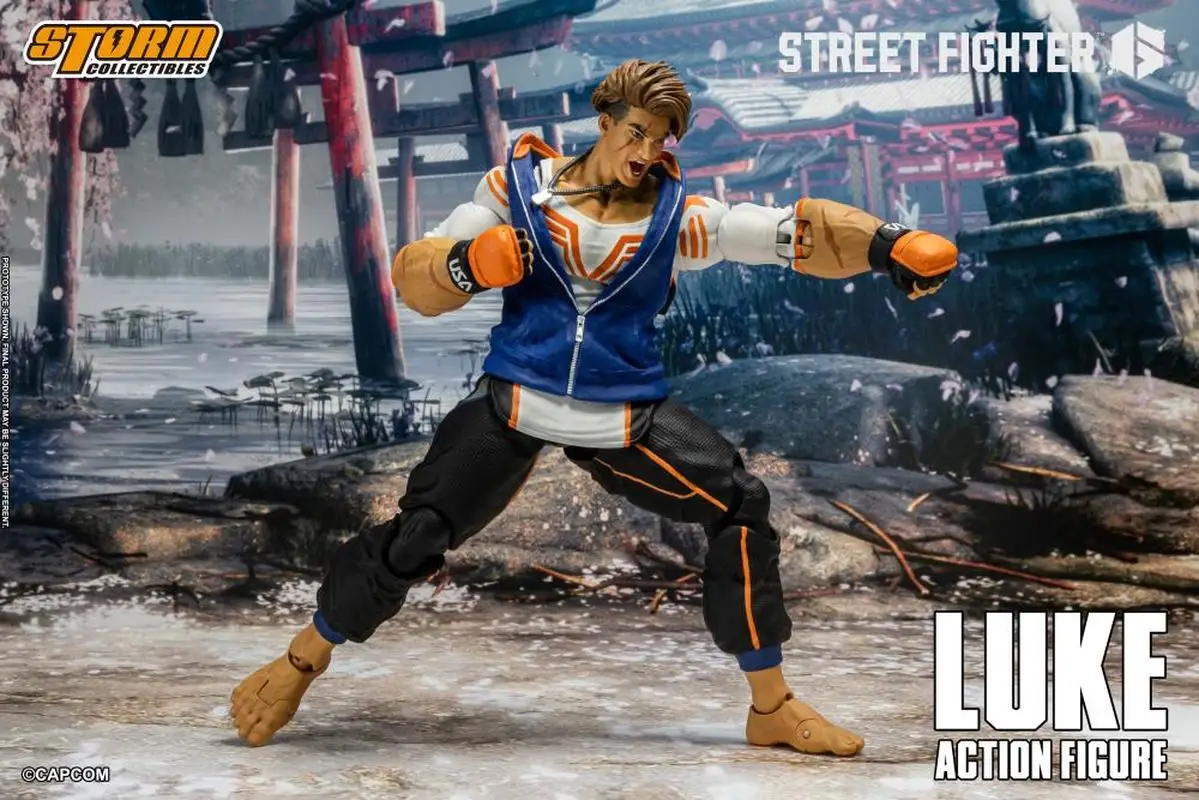 Storm Toys Street Fighter Street Fighter 6 Luke 1/12 échelle figurine à collectionner modèle cadeau jouet pour les Fans et les collectionneurs