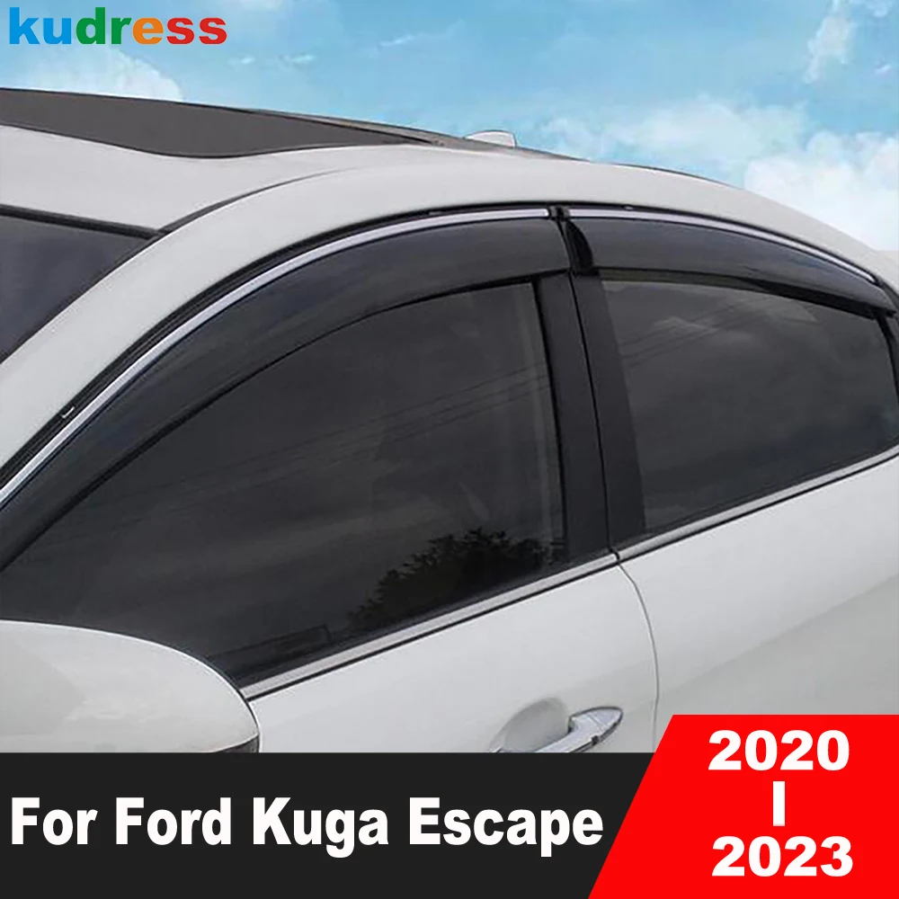 

Оконный дефлектор для Ford Kuga Escape 2020 2021 2022, ветрозащитный экран для окон, солнцезащитный козырек, защита от дождя, автомобильные аксессуары