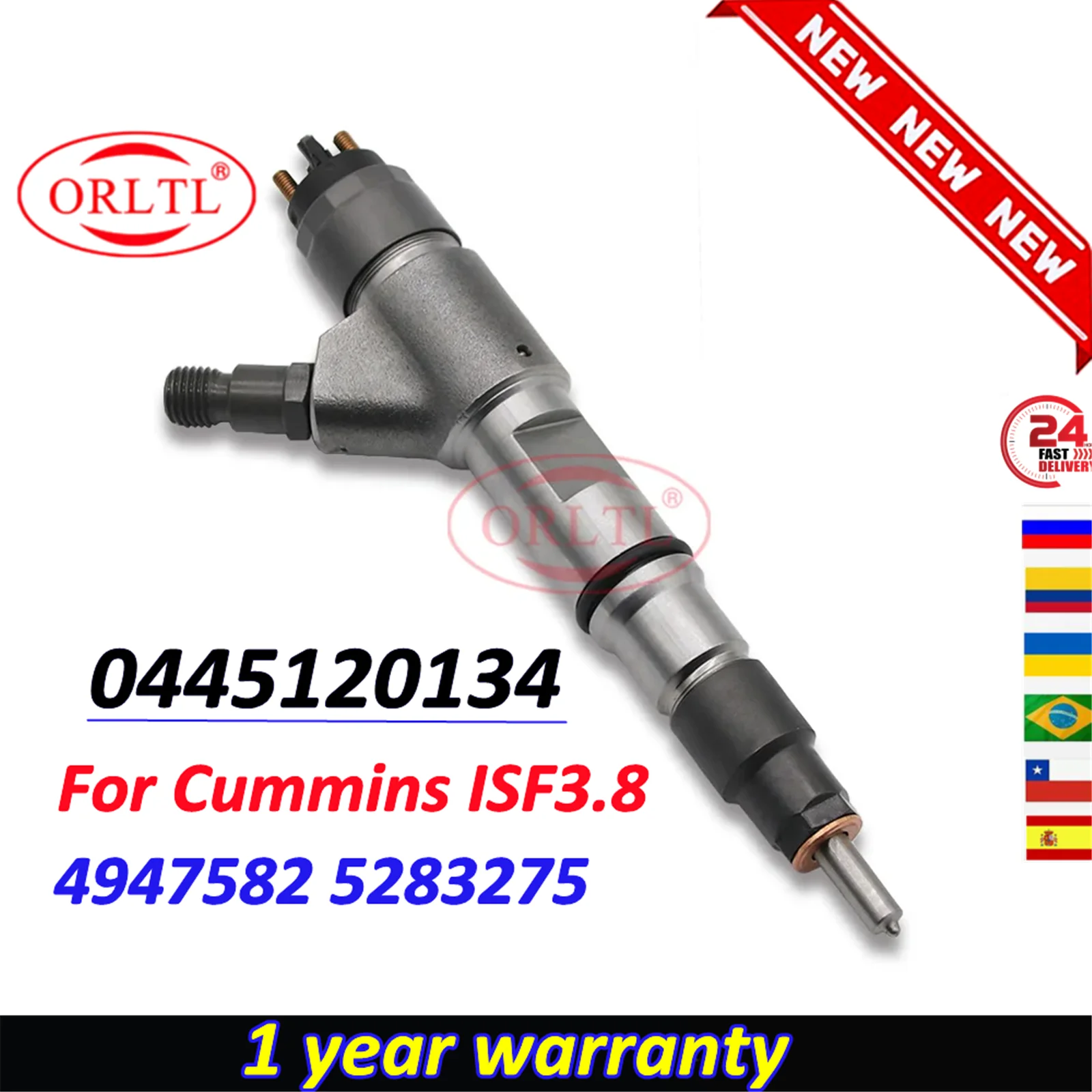 

ORLTL 0445120134 Injector Nozzle Assembly 0 445 120 134 Diesel Oil Inyector 0445 120 134 For Cummins 4947582 5283275