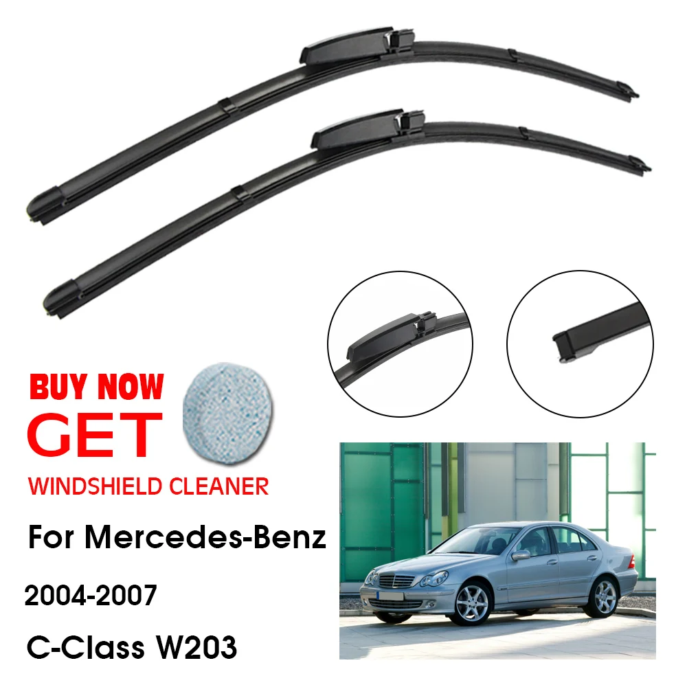 

Car Wiper For Mercedes-Benz C-Class W203 22"+22" 2004-2007 Front Window Washer Windscreen Windshield Wipers Blades Accessories