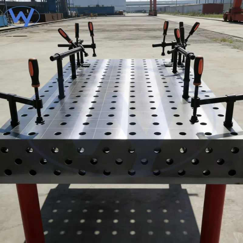 Cost-Effective 3D Cast Iron Welding Table for Heavy Industrial Soldering
