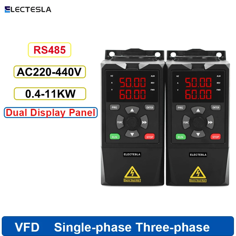 

VFD RS485 AC Drive 220V 380V 3-7.5KW Pump Speed Control Motor Variable Frequency Governor Inverter Variable-frequency