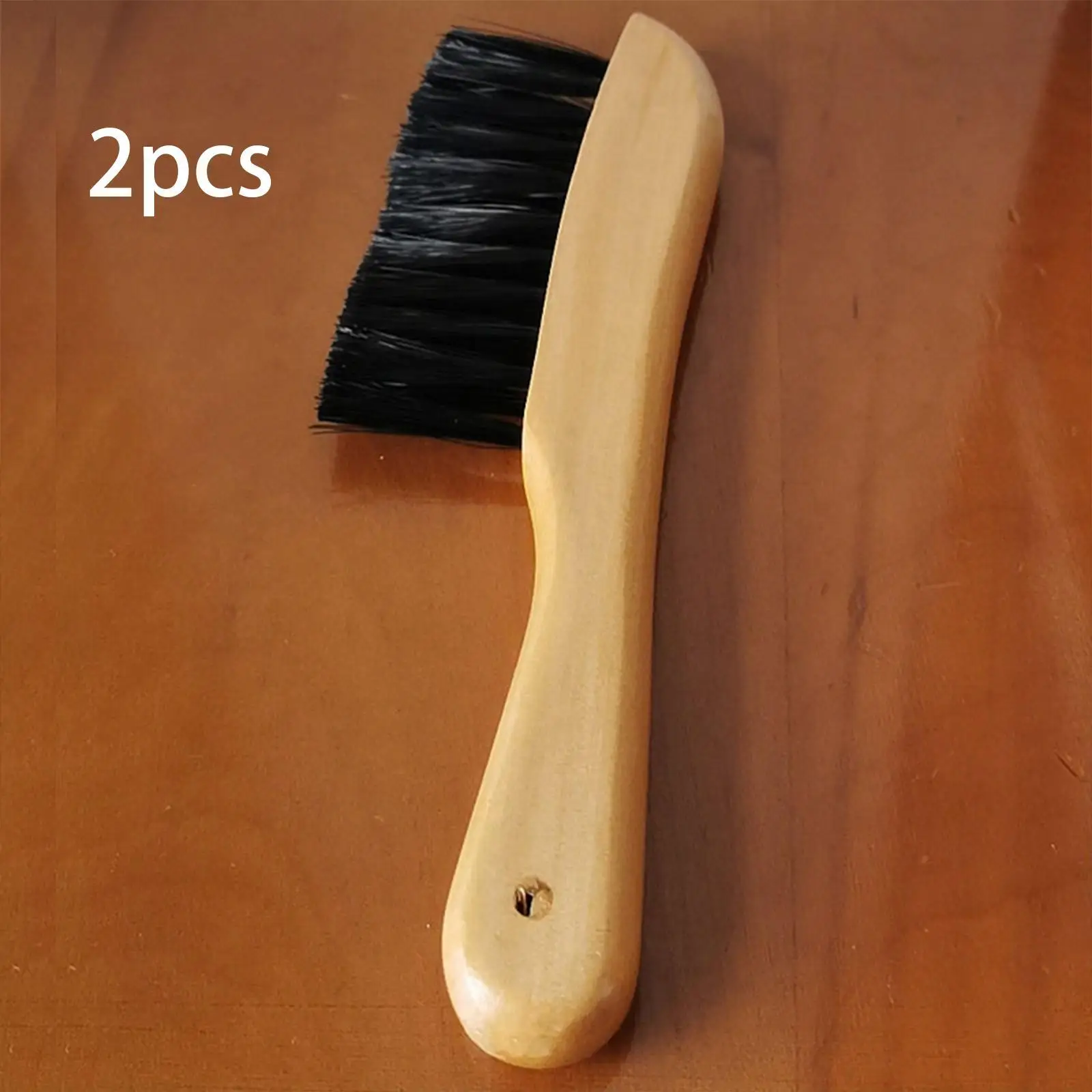 

Щетка для бильярдного стола с деревянной ручкой, мягкая щетина, очиститель для бортиков, для чистки кия в бильярдной комнате