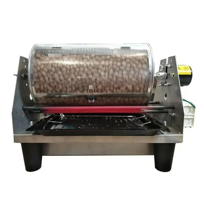 2026-High Quality Industrial Hot Air Commercial Peanut Seed Coffee Roasting Machine Electric Manual Nuts Roaster Machine