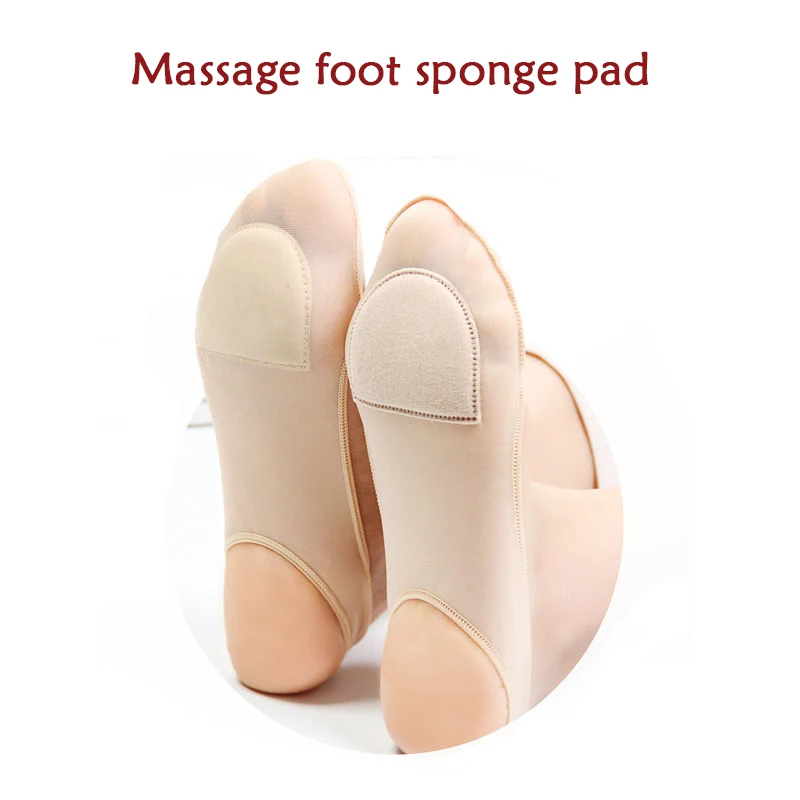 Ultrathin Invisible Shallow Mouth Nonslip Silk Socks for High Heels Shoes Ice Silk Thin Half-Palm Suspender Sock Slippers